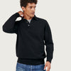 THE POLO SWEATER | BLACK
