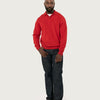 THE POLO SWEATER | CARDINAL