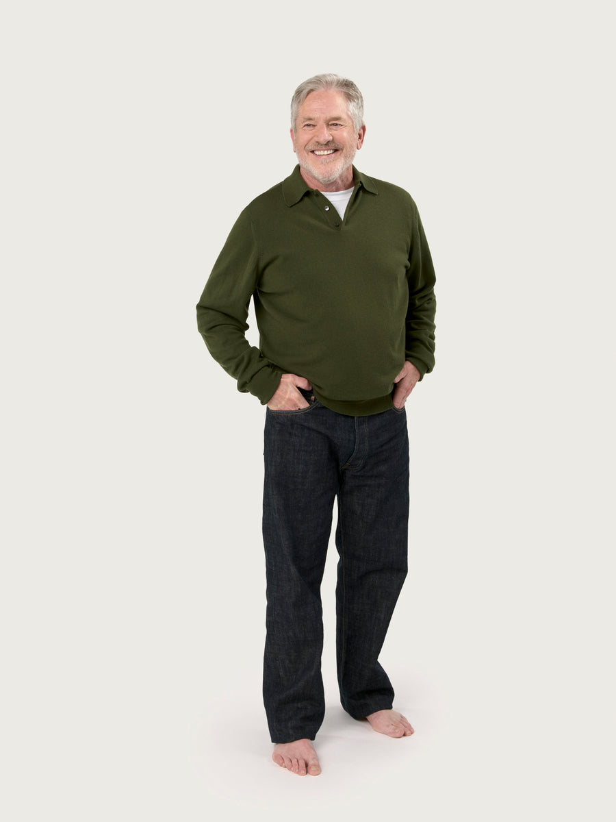 THE POLO SWEATER | FERN