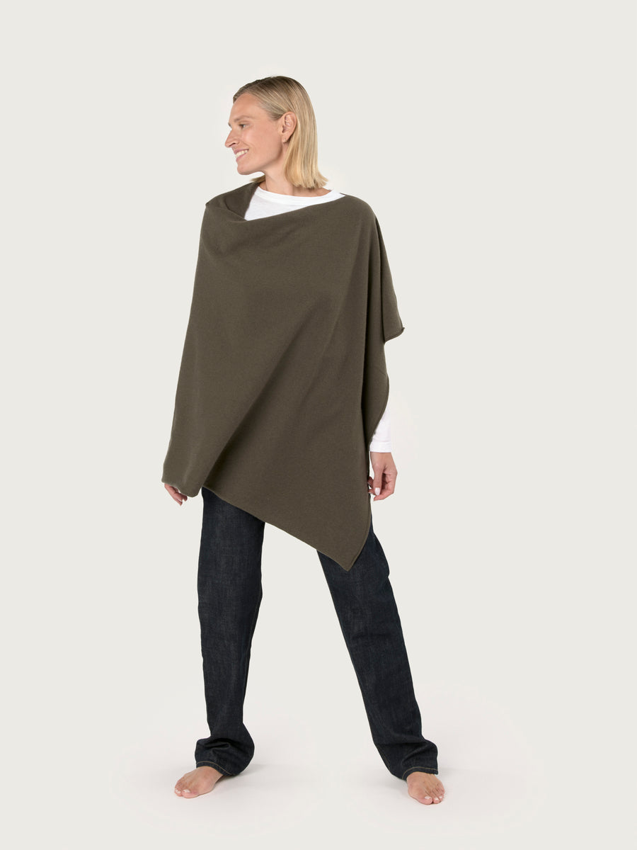 THE CLASSIC PONCHO | DRAP BRONZE