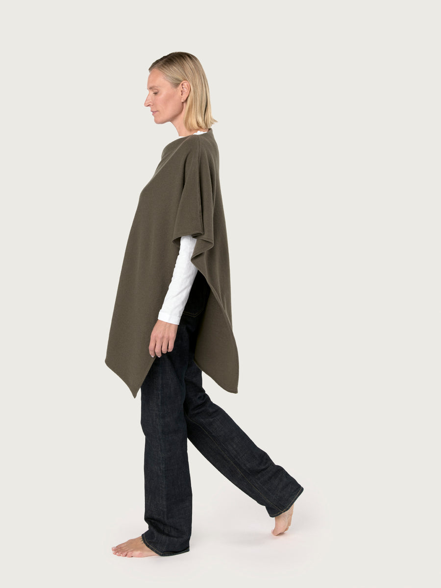 THE CLASSIC PONCHO | DRAP BRONZE