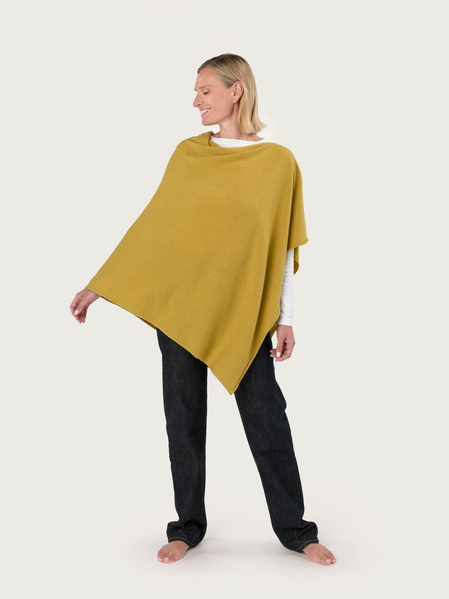 THE CLASSIC PONCHO | GOLD DUST