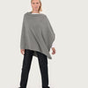 THE CLASSIC PONCHO | GREY FLANNEL