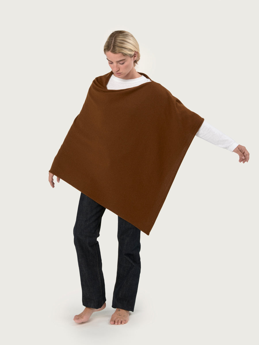 THE CLASSIC PONCHO | NUT BRITTLE