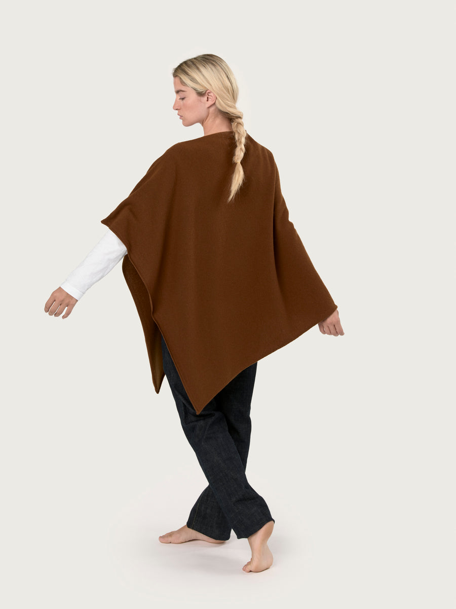 THE CLASSIC PONCHO | NUT BRITTLE