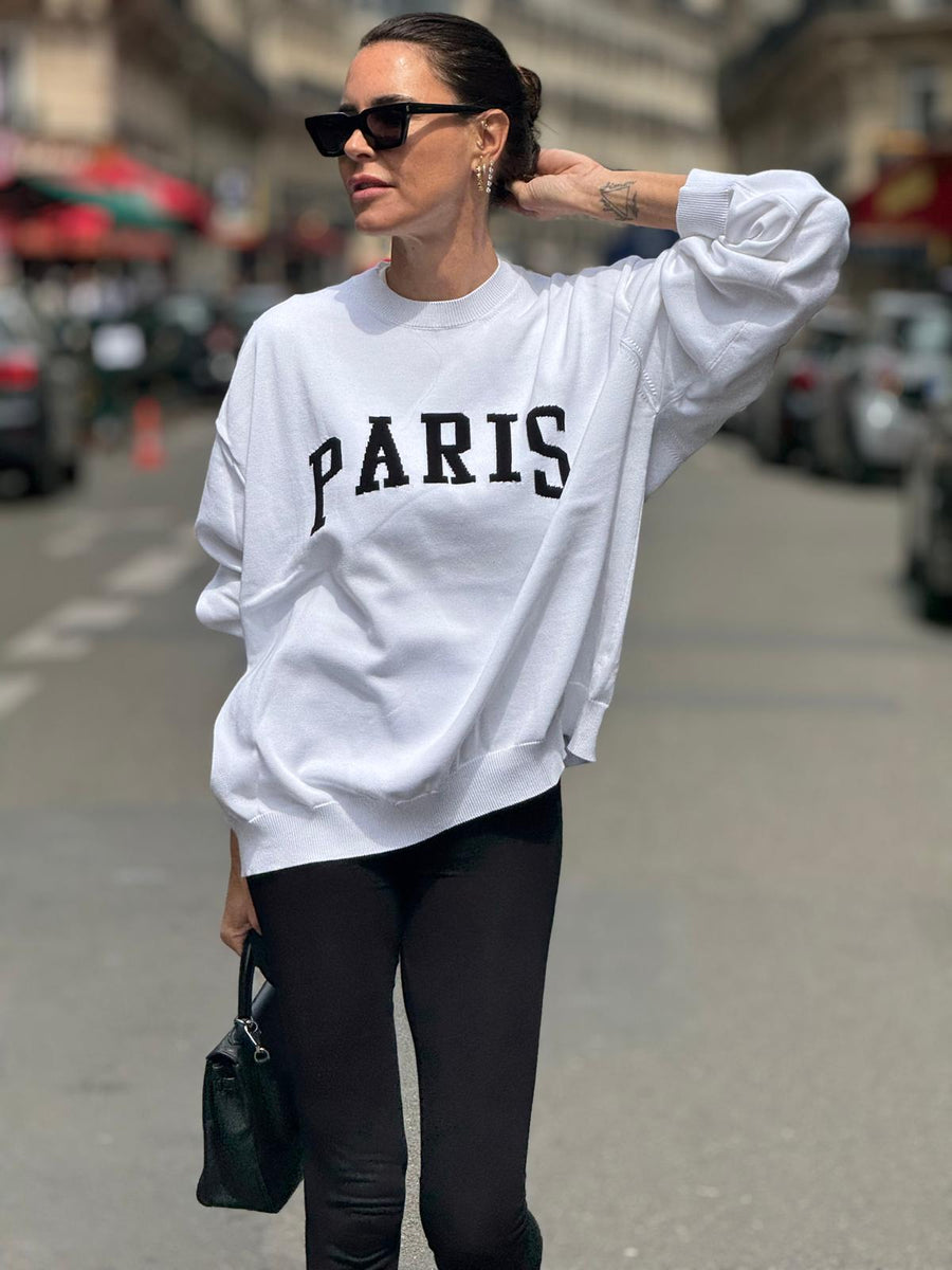 THE COTTON SWEATSHIRT | White