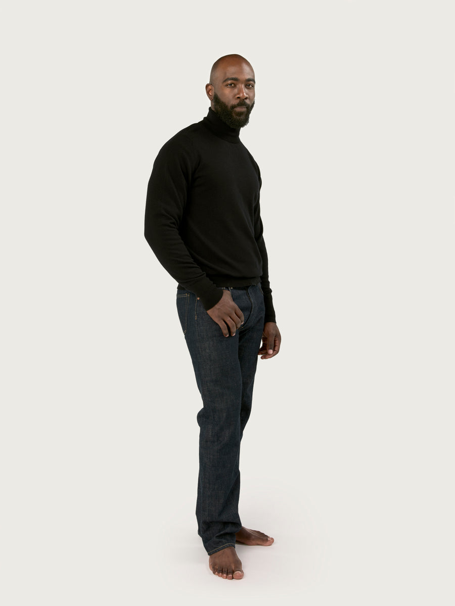 THE CLASSIC ROLLNECK | BLACK
