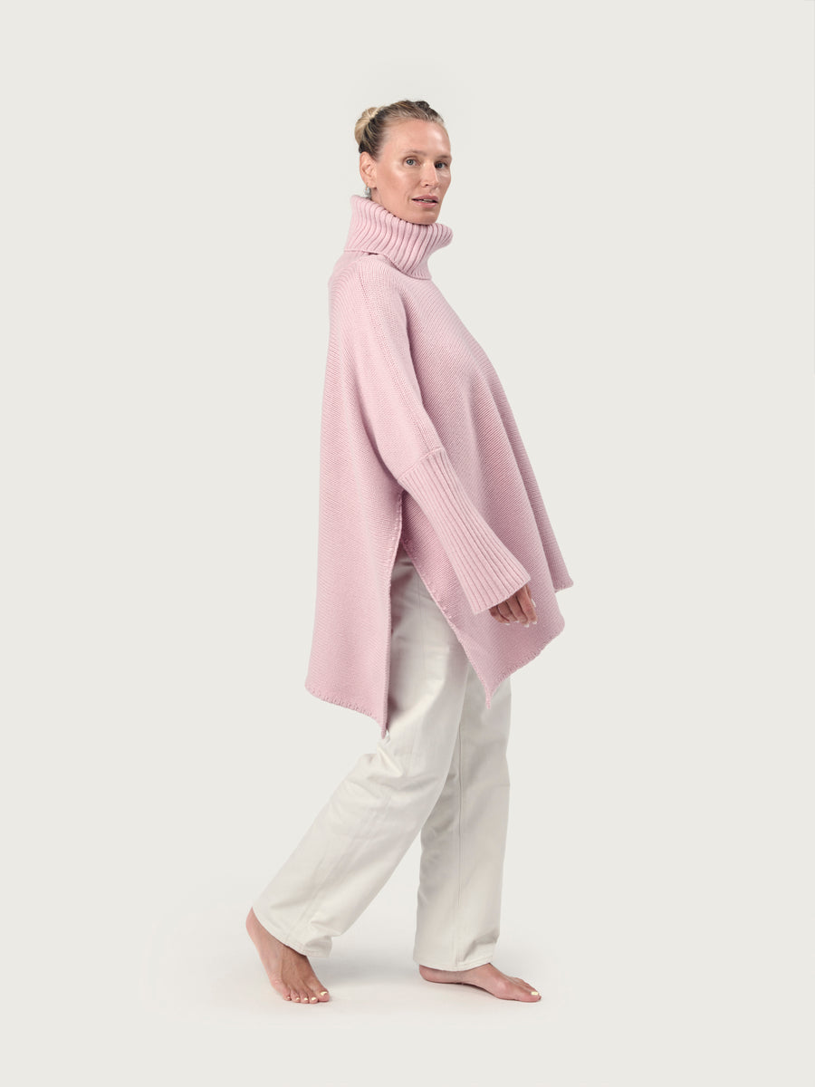 THE 12 PLY ROLLNECK PONCHO | Glamour