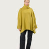 THE 12 PLY ROLLNECK PONCHO | GOLD DUST