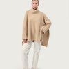 THE 12 PLY ROLLNECK PONCHO | SANDSTONE