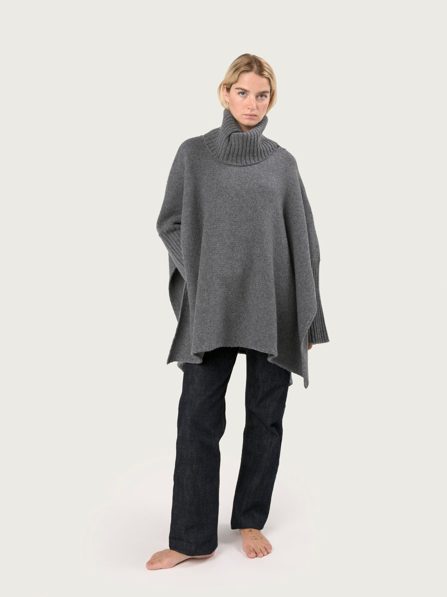 THE 12 PLY ROLLNECK PONCHO | SMOG