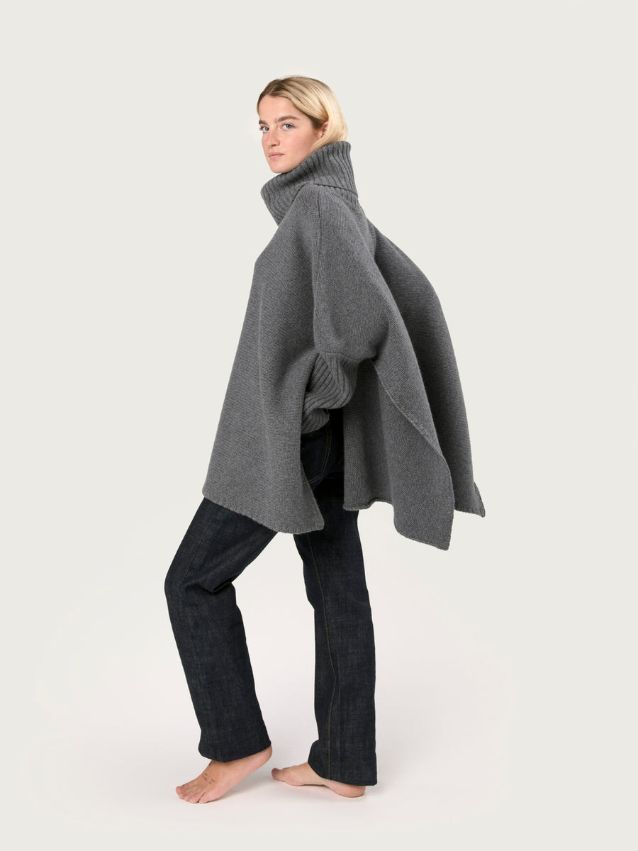 THE 12 PLY ROLLNECK PONCHO | SMOG