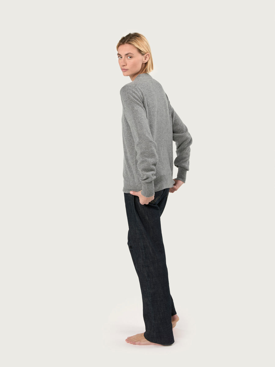 THE RUDY CREWNECK | GREY FLANNEL