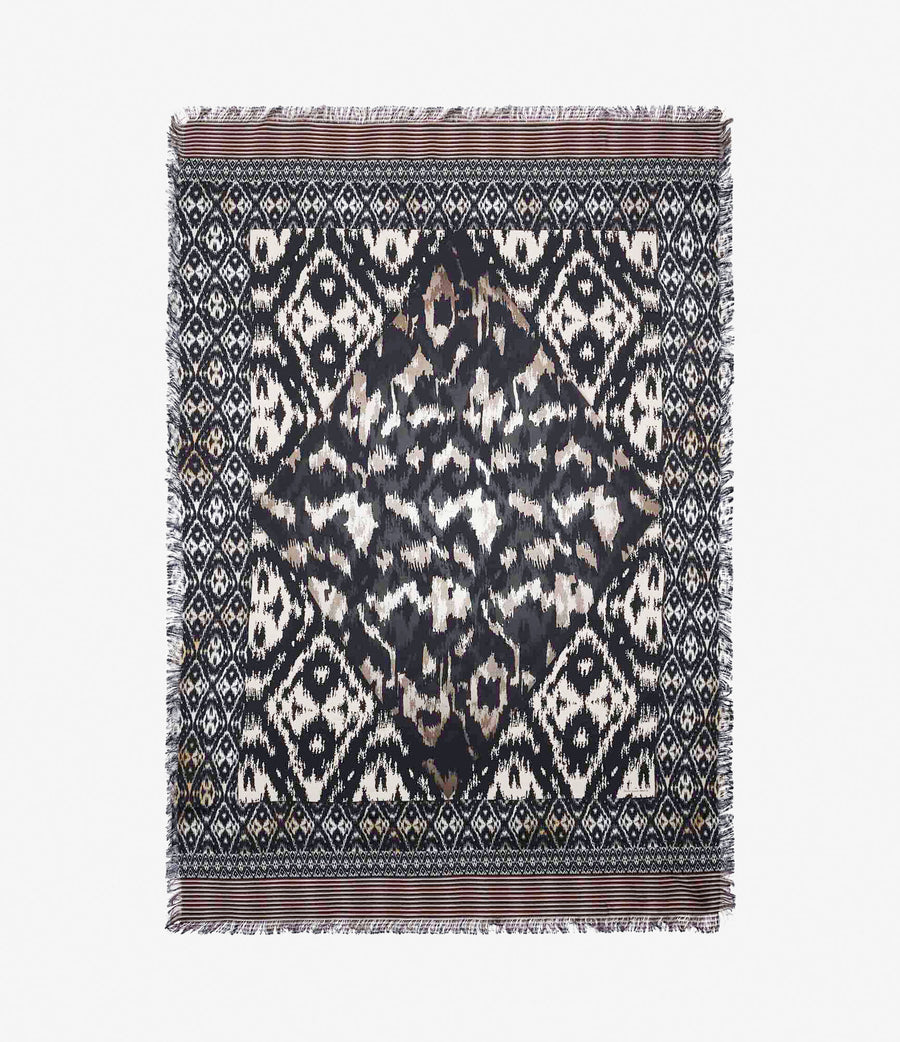 THE FRINGED SILK SCARF | BASALT MOUNTAINS