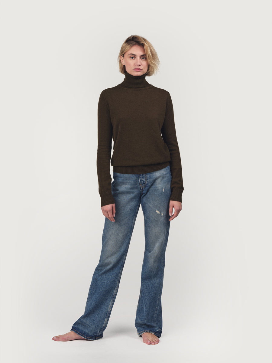 THE CASHMERE ROLLNECK | Military