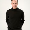 THE MEN'S SUPER LIGHT ROLLNECK SWEATER | BLACK