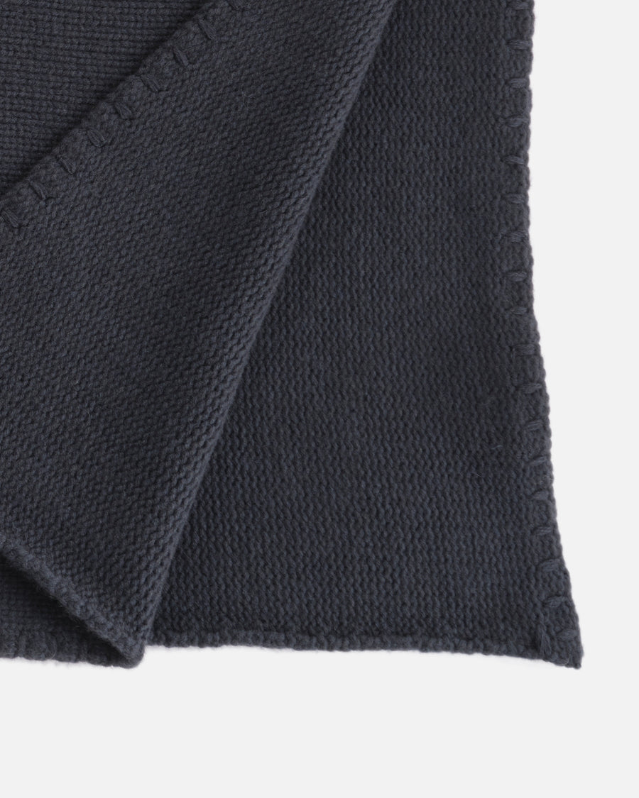 THE 12 PLY ROLLNECK PONCHO | ASTRAKHAN