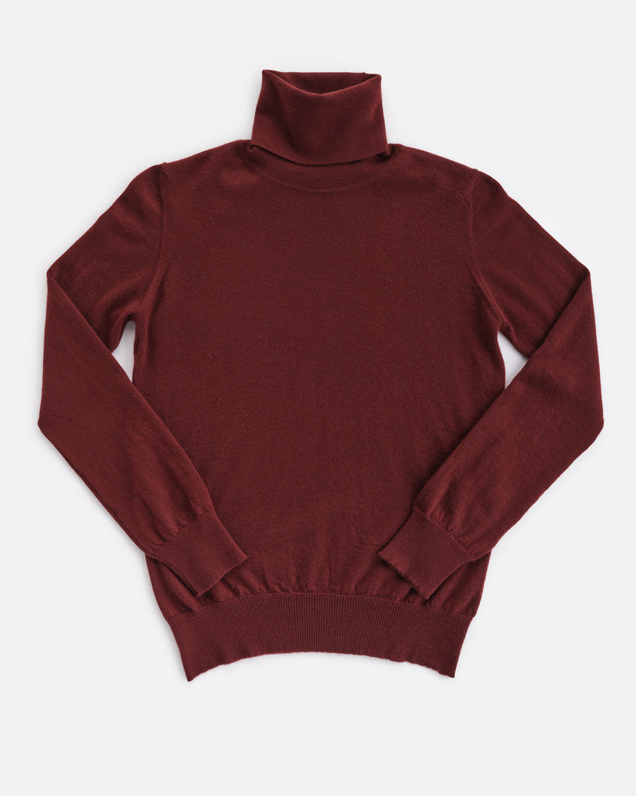 THE SUPER LIGHT ROLLNECK SWEATER | PORT