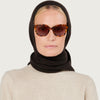 THE GRACE SCARF | DARK BROWN
