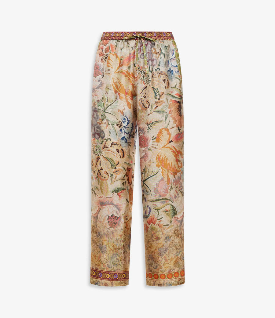 THE SILK PANT | GARNET