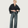 THE SILK PANT | BLACK JEAN