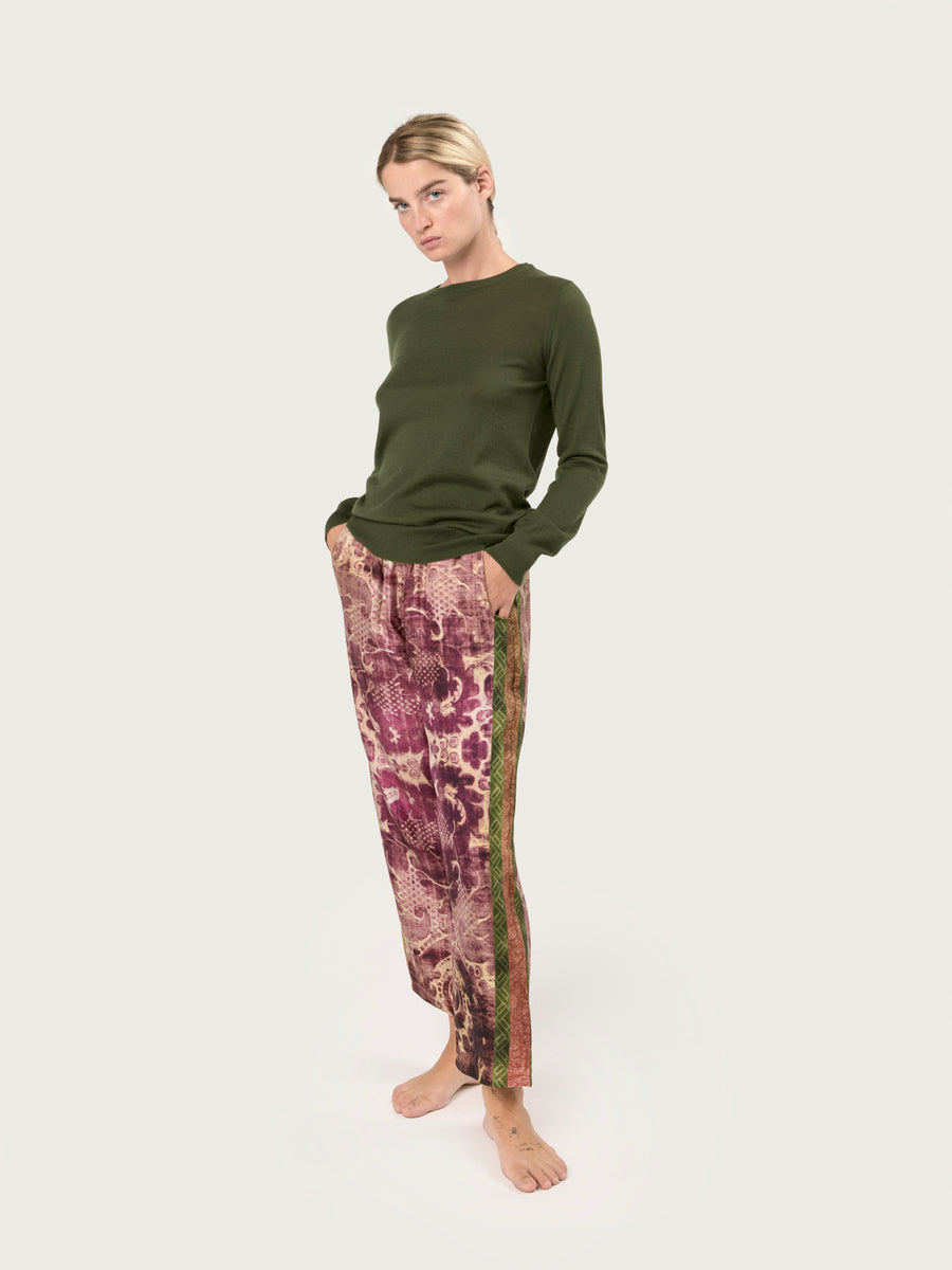 THE SUPER LIGHT CASHMERE KNIT TEE | FERN