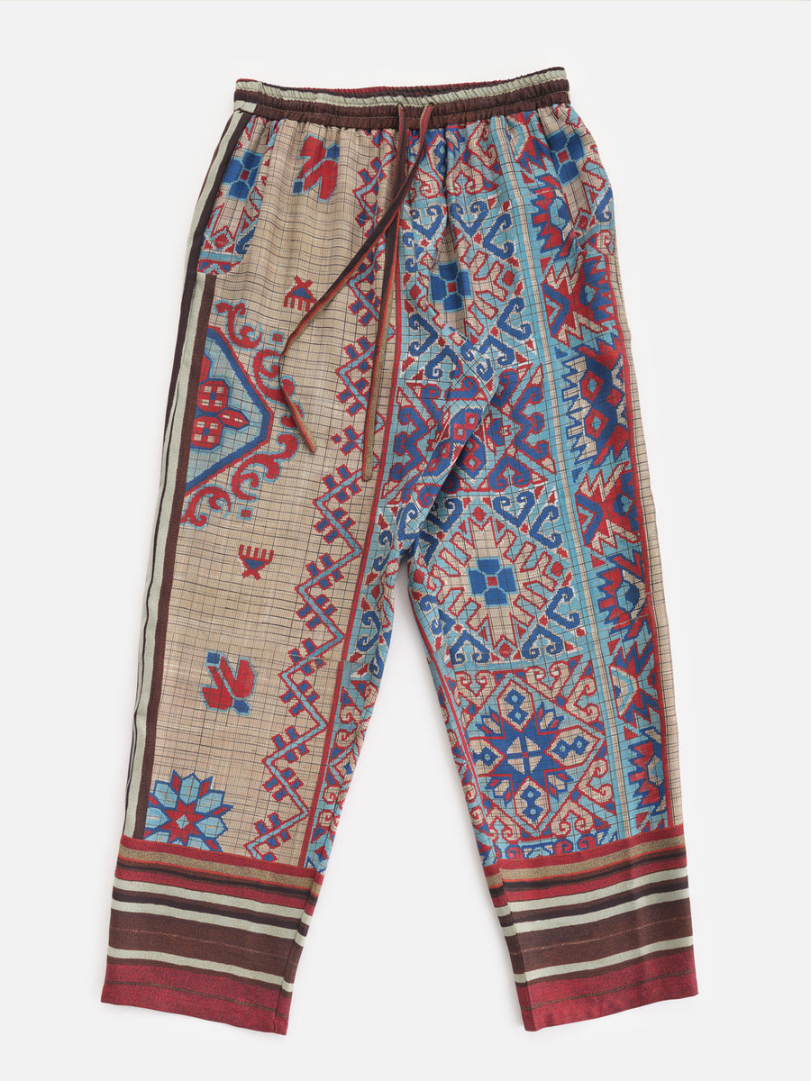 THE SILK PANT | Aztec