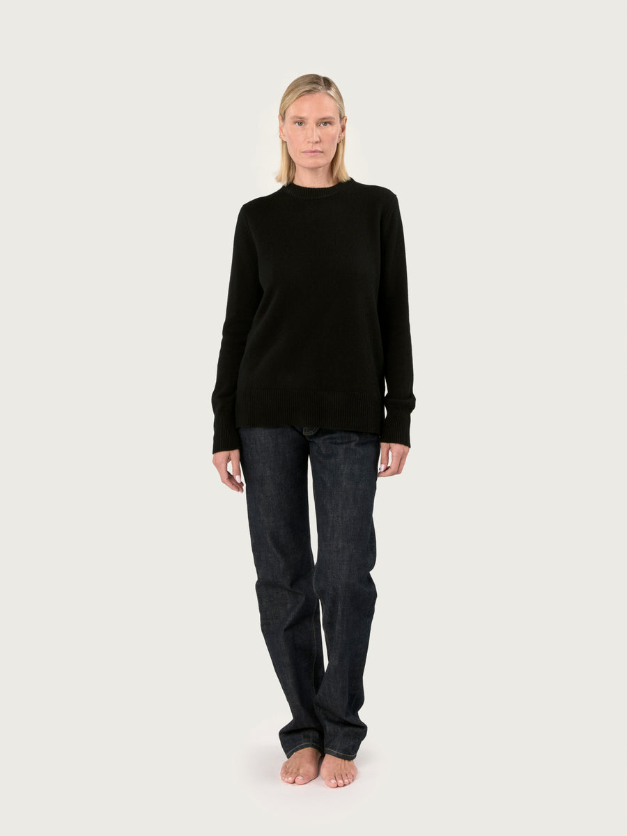 THE TATIANA CREWNECK | BLACK