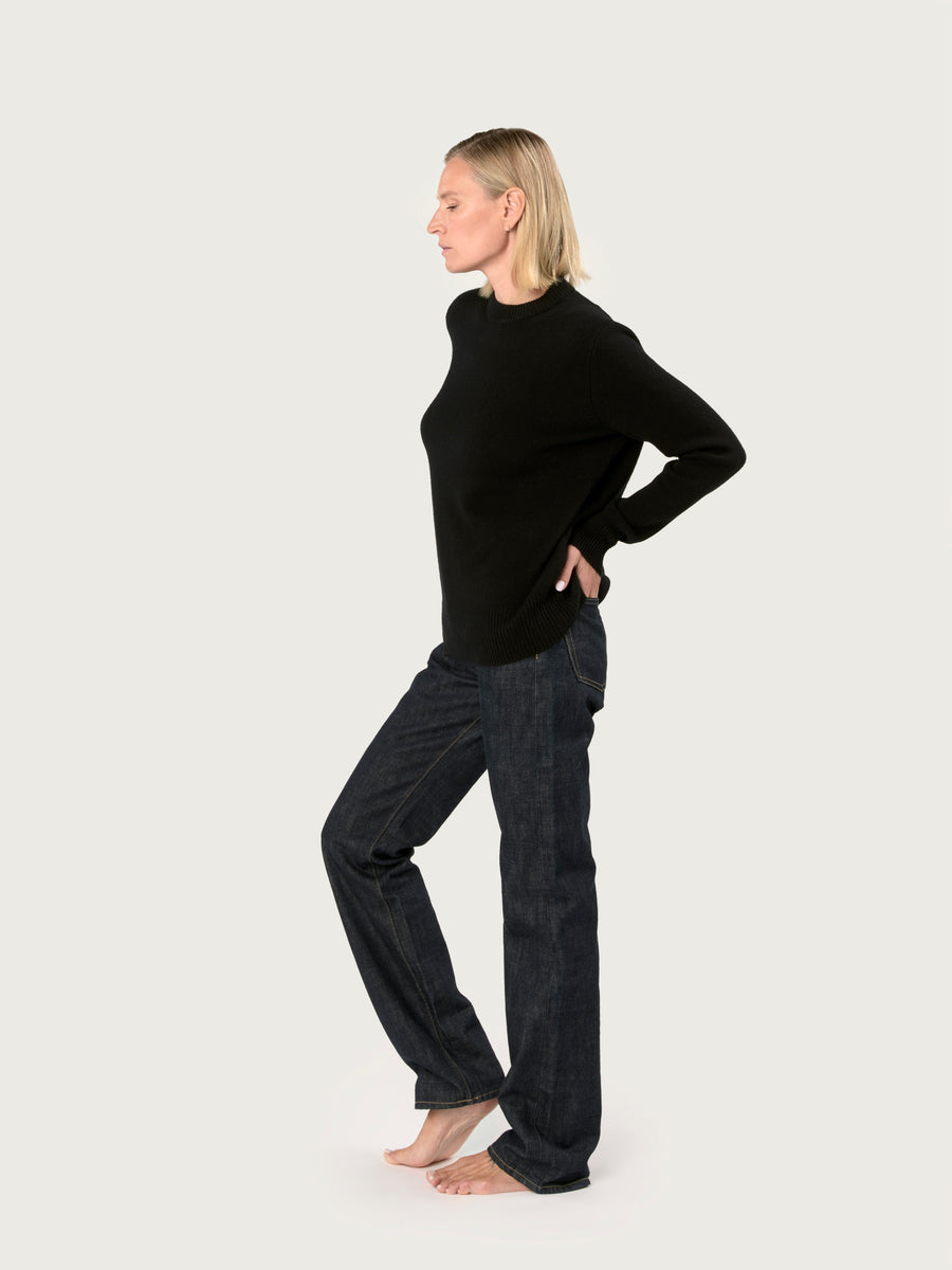 THE TATIANA CREWNECK | BLACK