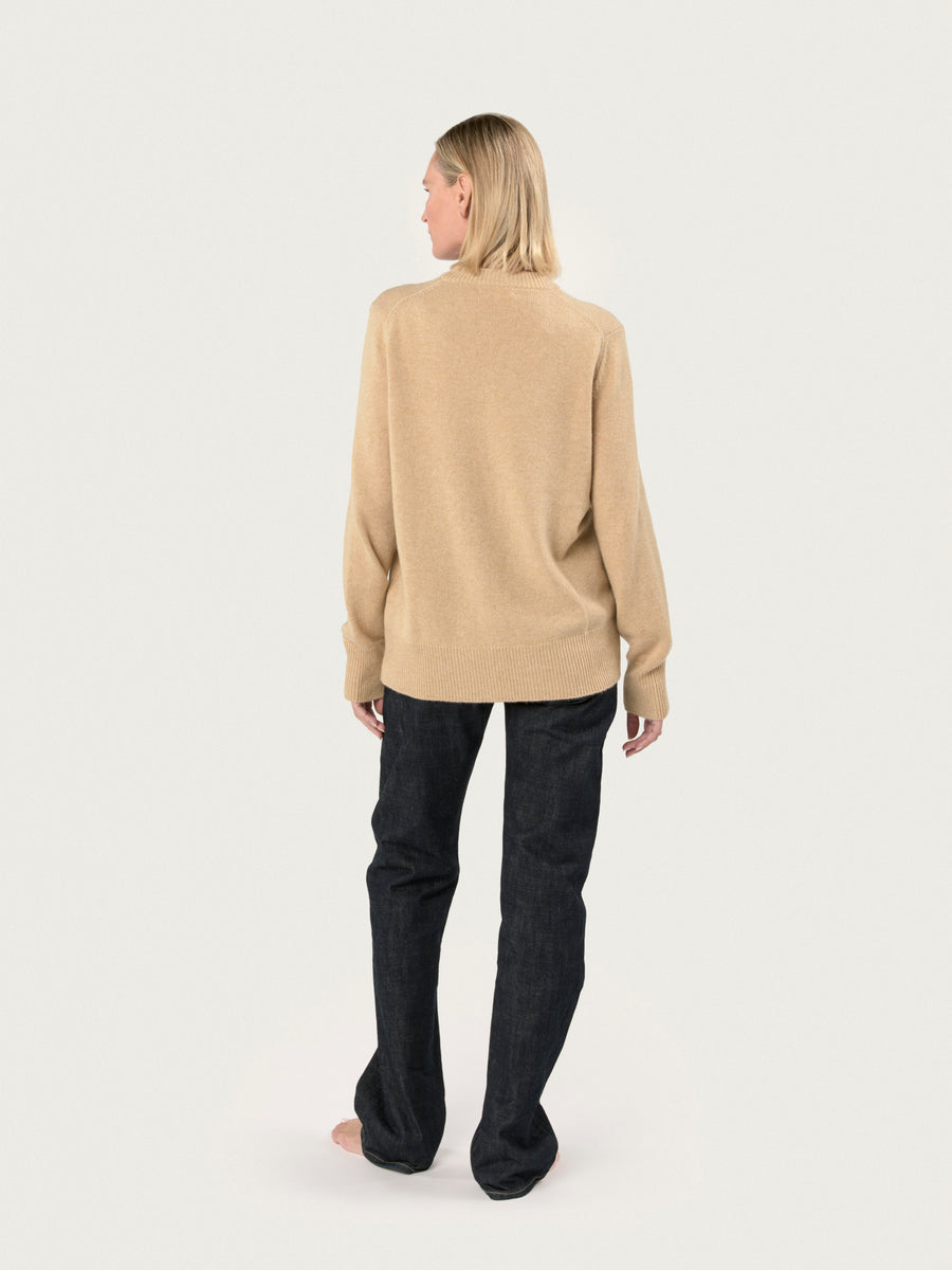 THE TATIANA CREWNECK | SANDSTONE