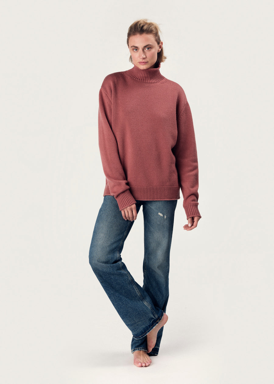 THE NICO ROLLNECK | DESERT ROSE