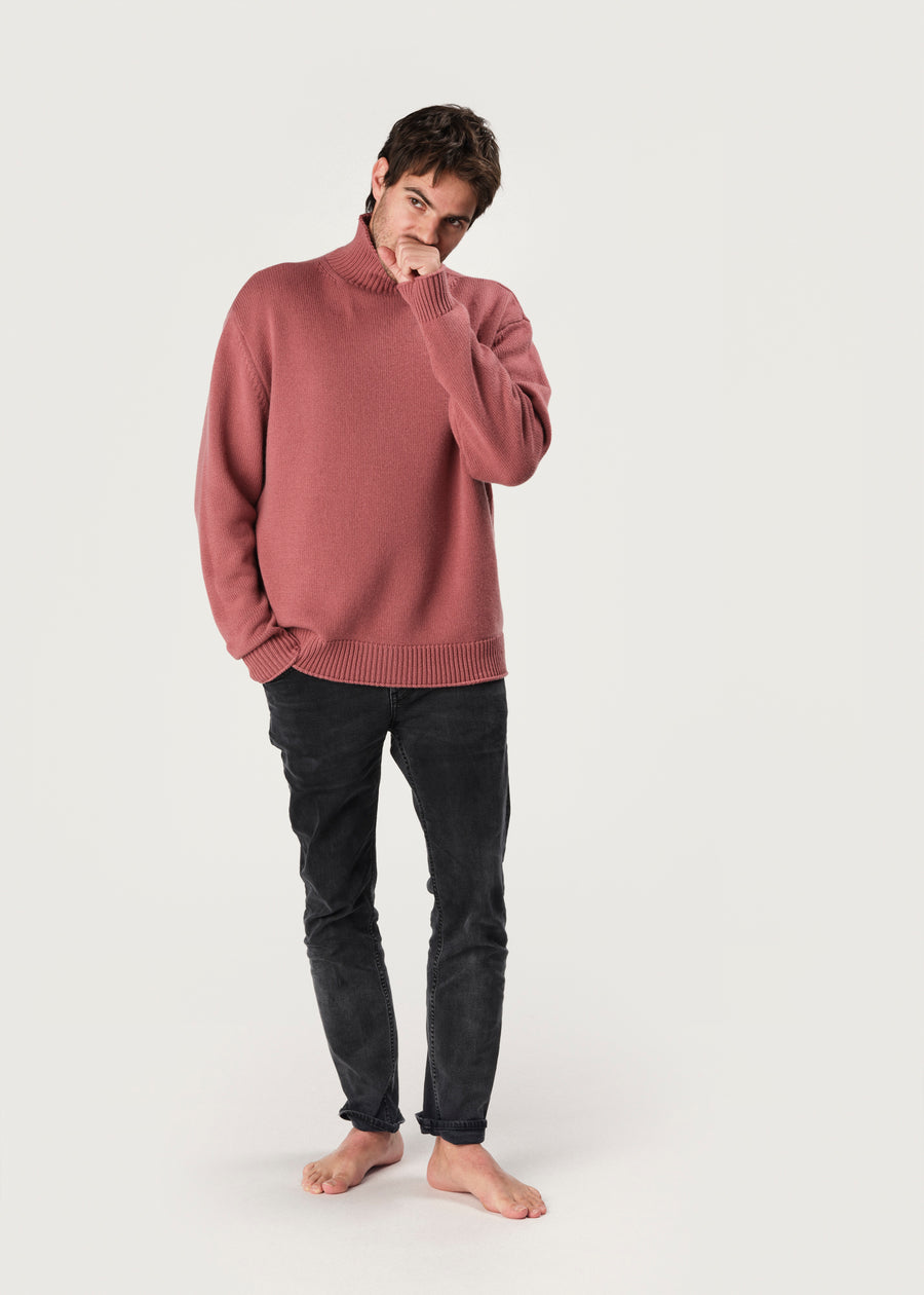 THE MEN'S NICO ROLLNECK | DESERT ROSE