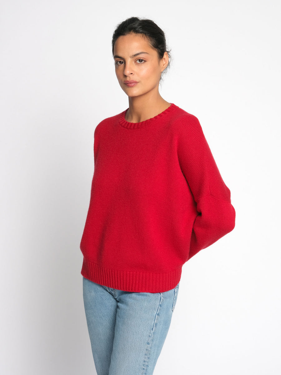 THE TRAPEZE SWEATER | Red Ribbon