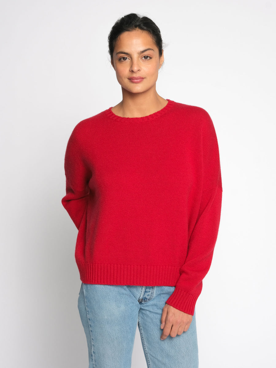 THE TRAPEZE SWEATER | Red Ribbon