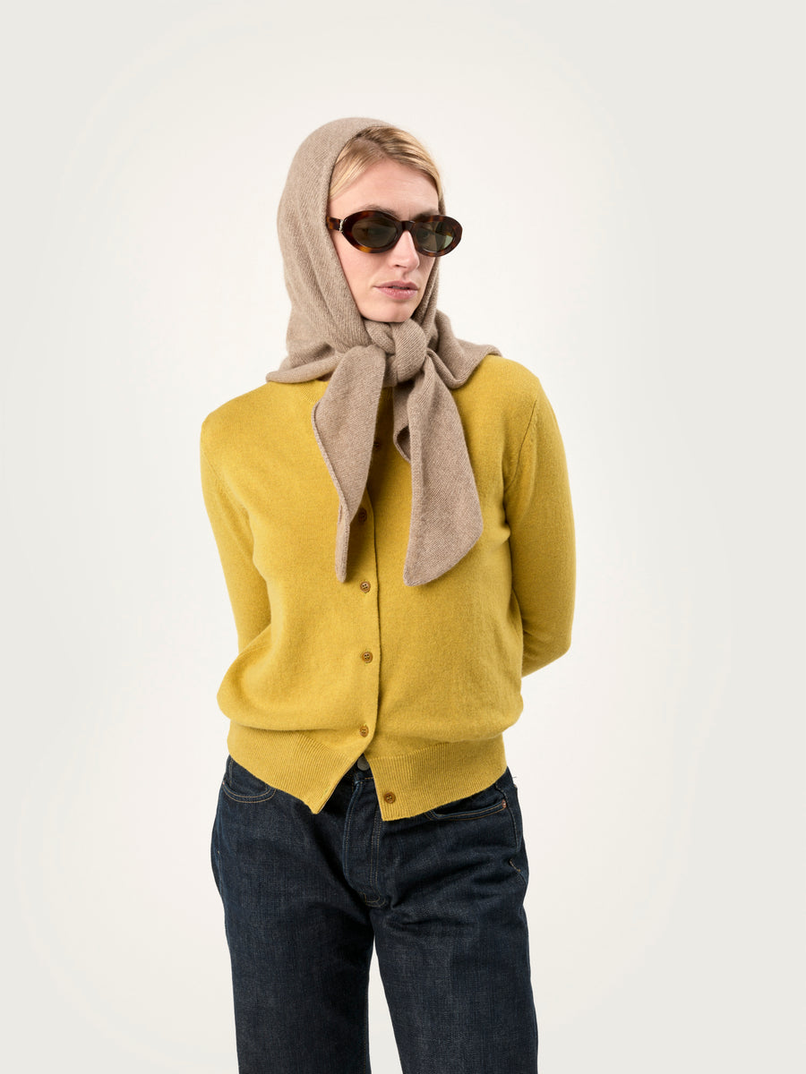 THE GRACE SCARF | DARK NATURAL