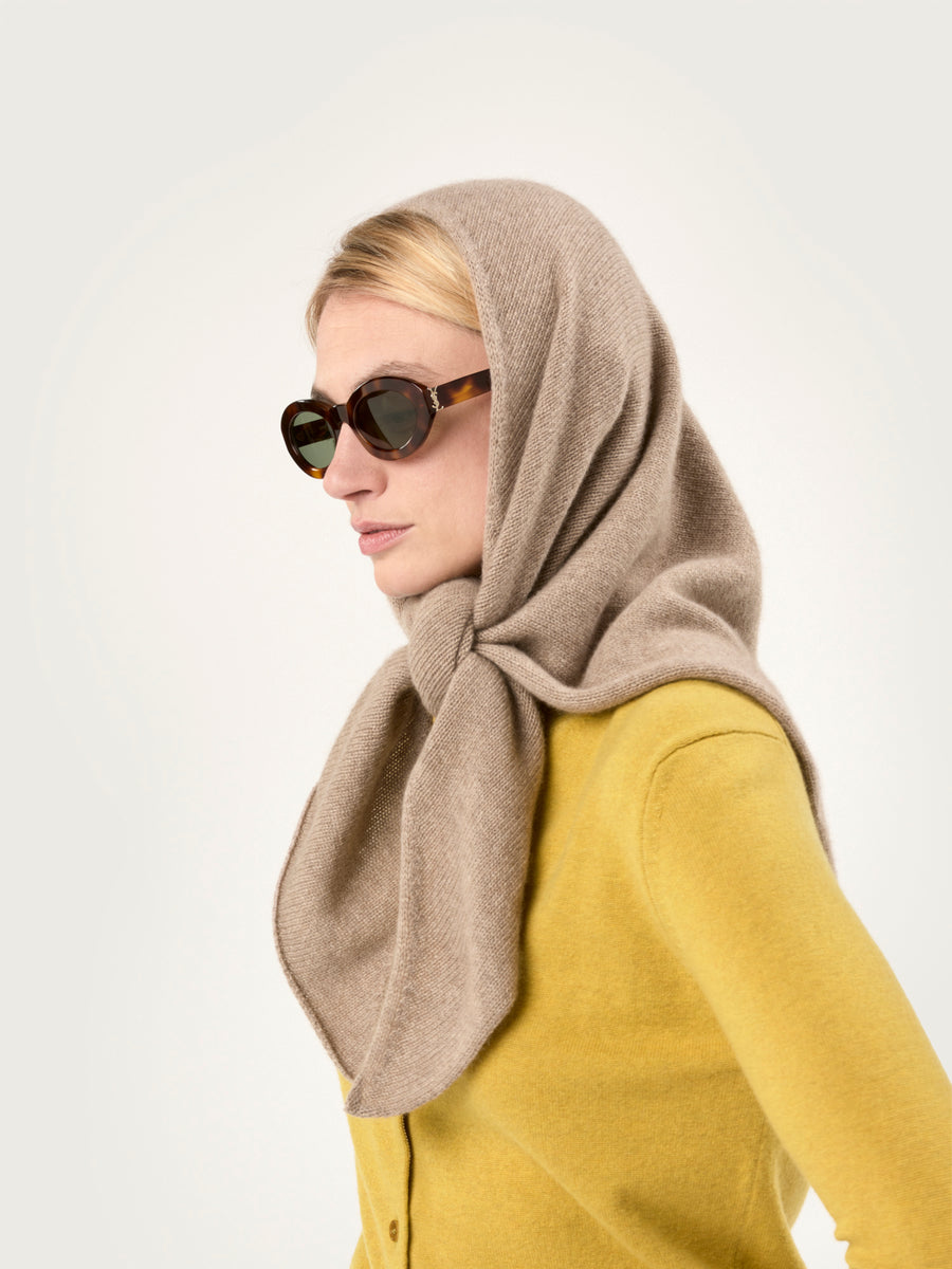 THE GRACE SCARF | DARK NATURAL