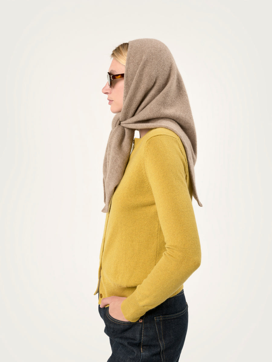 THE GRACE SCARF | DARK NATURAL