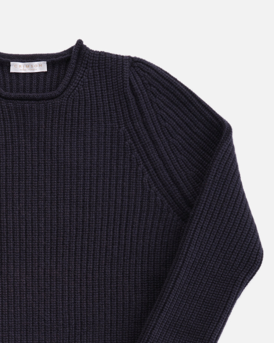 THE 6 PLY CREWNECK TUNIC | Navy