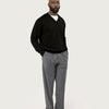 THE 4PLY V-NECK | BLACK