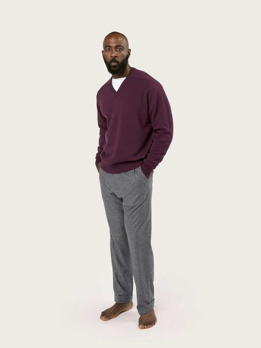THE 4PLY V-NECK | CASSIS