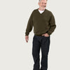 THE 4PLY V-NECK | LODEN