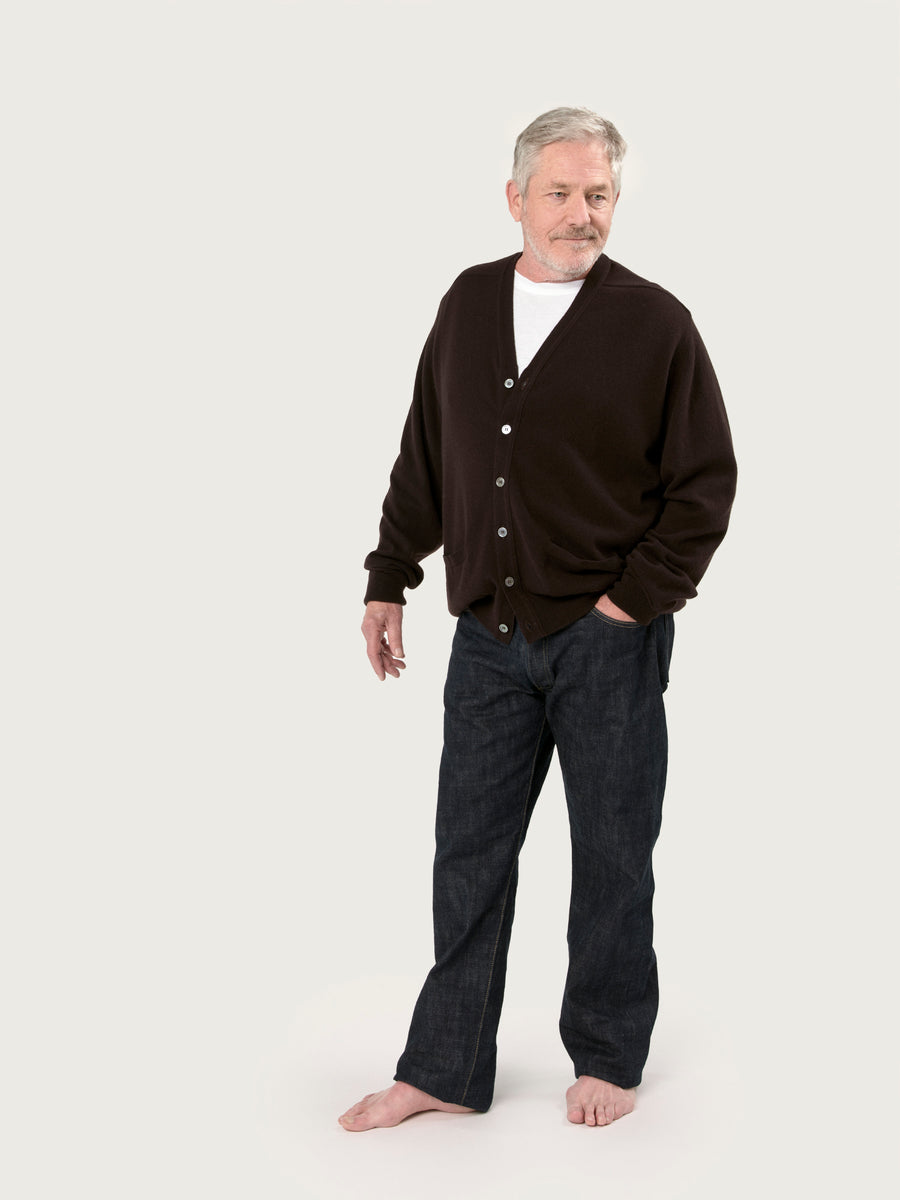 CARDIGAN | DARK BROWN