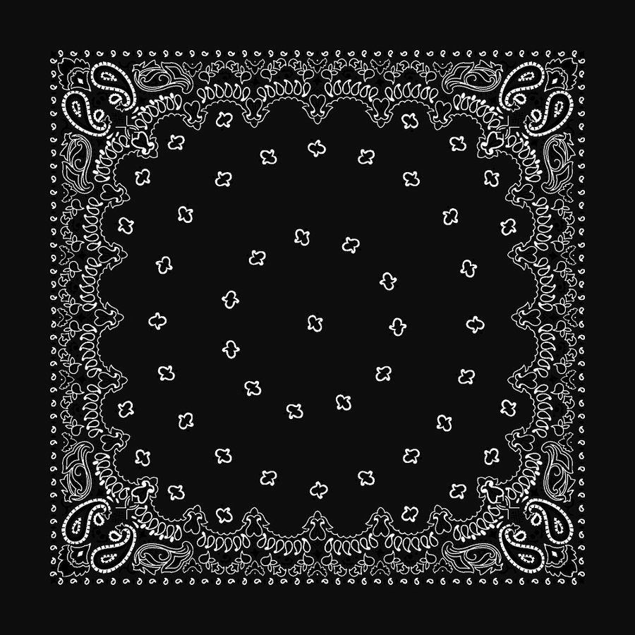 WOOL BANDANA | BLACK