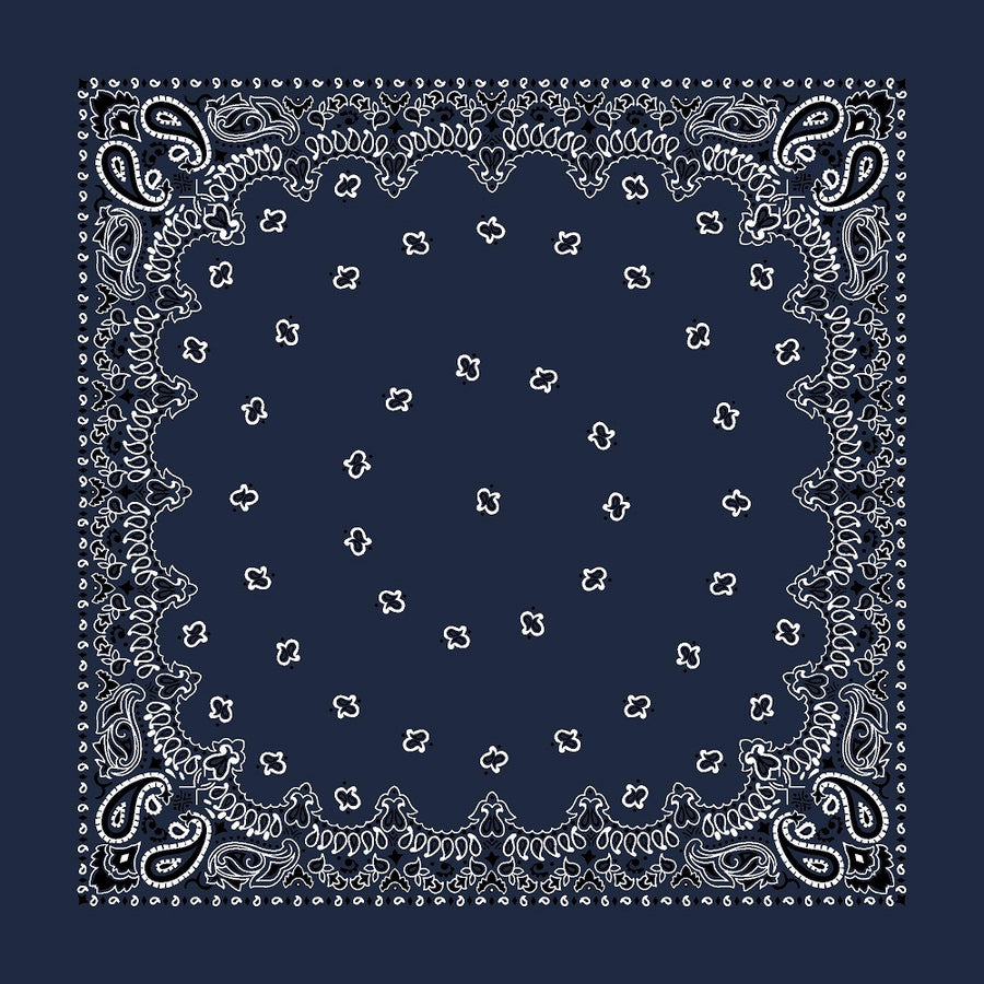 WOOL BANDANA | NAVY