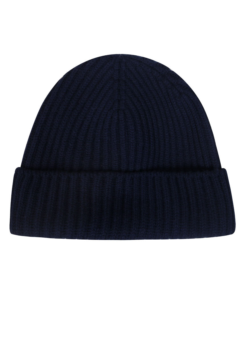 THE CLASSIC RIBBED BEANIE | Navy Blue