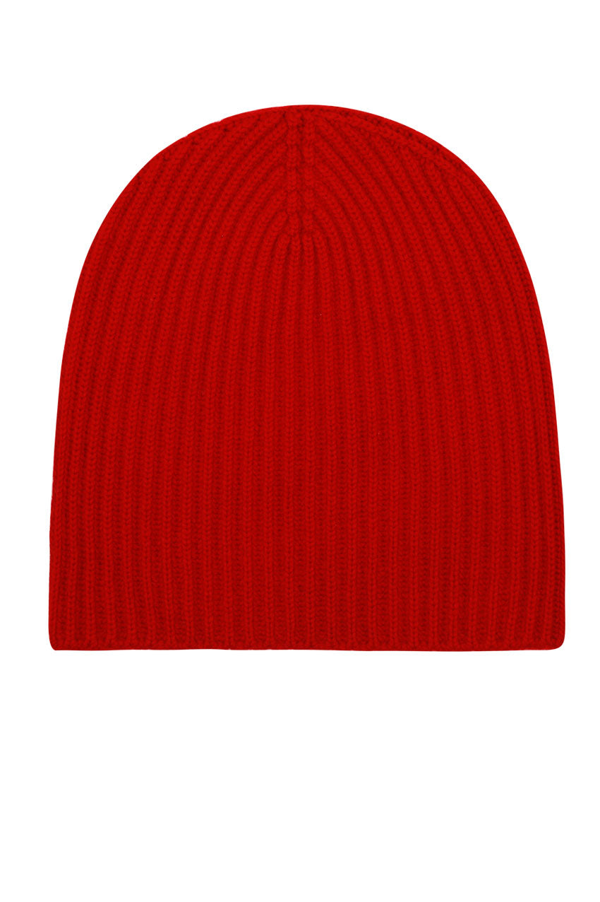 THE CLASSIC RIBBED BEANIE | Red