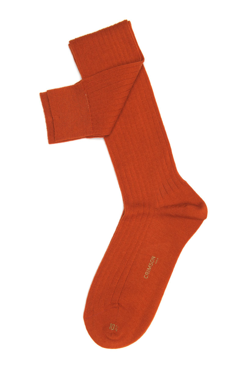 WOOL SOCKS | Arancio – crimson-cashmere